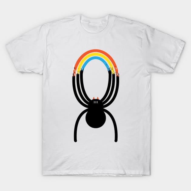 Spiders Are Rainbows T-Shirt by ryderdoty